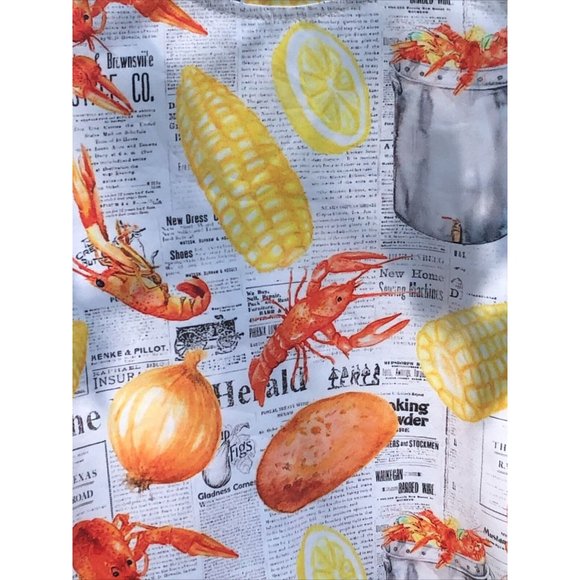 Little Boy T Shirt Crawfish Boil Print 6-7 - Picture 5 of 12